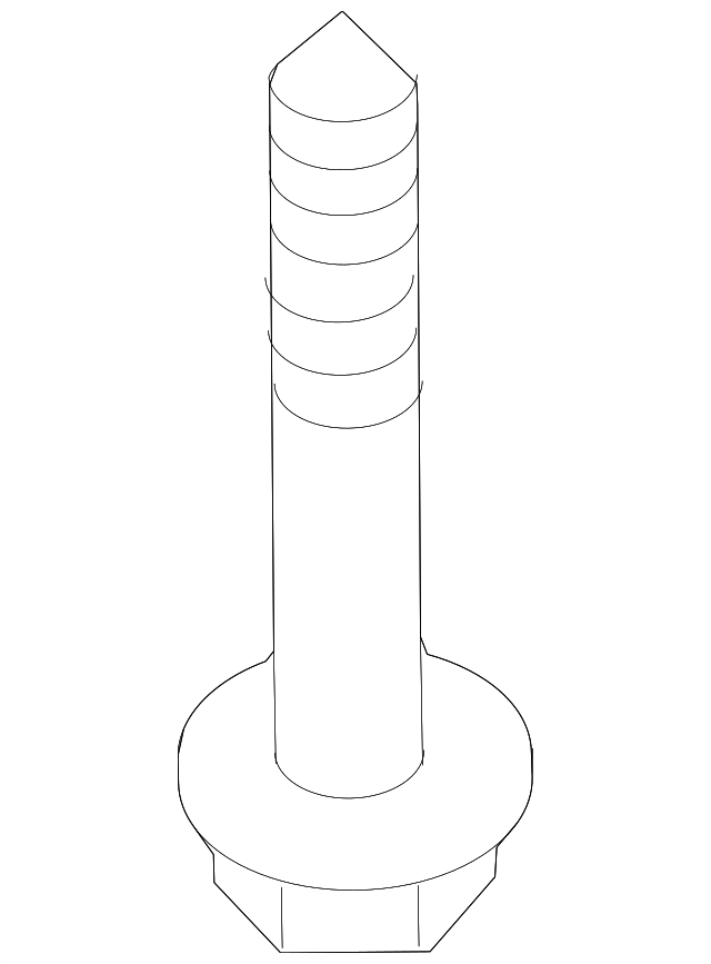 Engine Mount Support Bracket Bolt N-107-847-01 - View 3