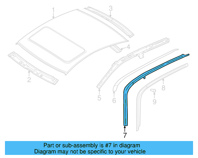 Drip Molding 3B9-854-702-B41