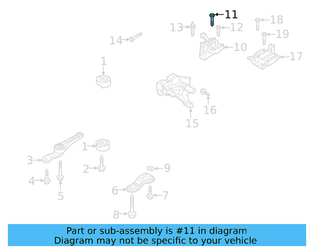 Motor Mount Stud N-910-296-02 - View 89