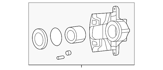 Disc Brake Caliper 7B0-615-123-A