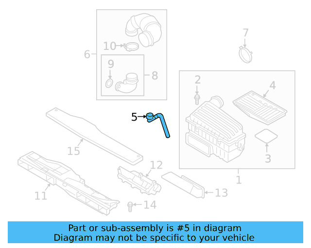 Drain Hose 5Q0-129-637-C - View 19