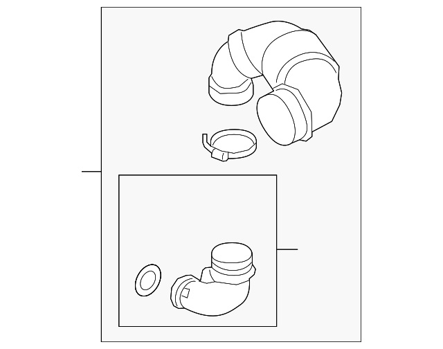 Intake Pipe 5Q0-129-654-AF