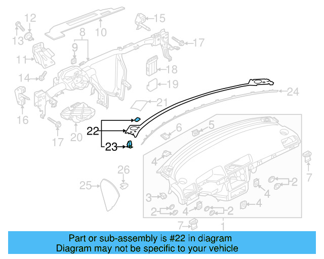 Instrument Panel Plug 1T0-857-489 - View 5