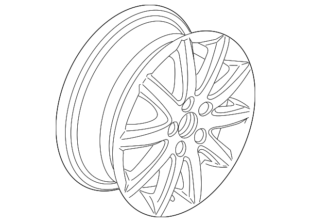 Wheel, Alloy 1K0-601-025-CQ-8Z8 - View 20