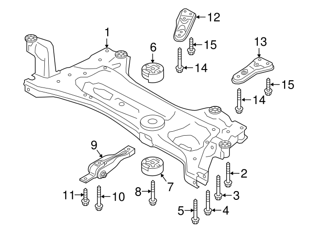 Rear Bracket 3QF-199-518-B