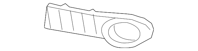 OUTER GRILLE RIGHT SIDE WITH FOG LAMPS 1C0-807-684-B-01C