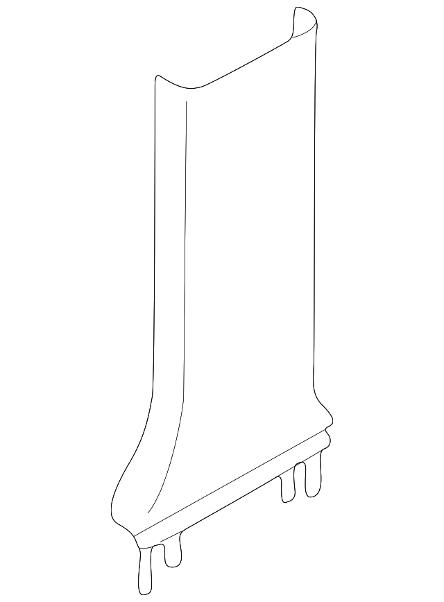 Lower Center Pillar Trim 3B0-867-298-D-B41 - View 5