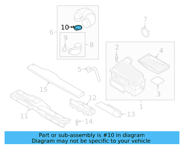 Intake Pipe Clamp N-909-509-01 - View 16