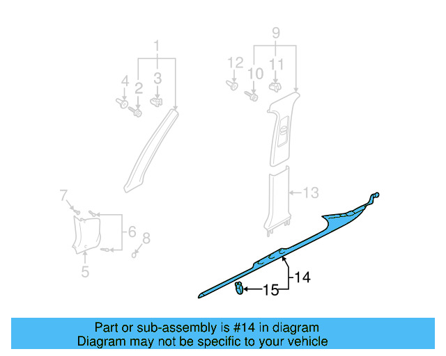Scuff Plate 3B0-853-370-D-Q70 - View 13