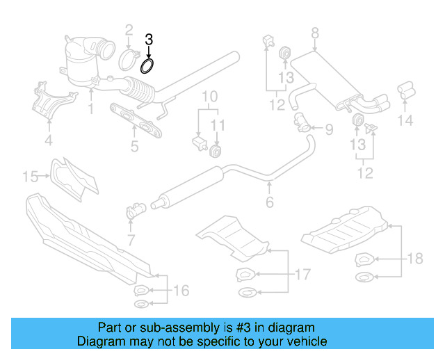 Converter & Pipe Gasket 5Q0-253-115-B - View 63