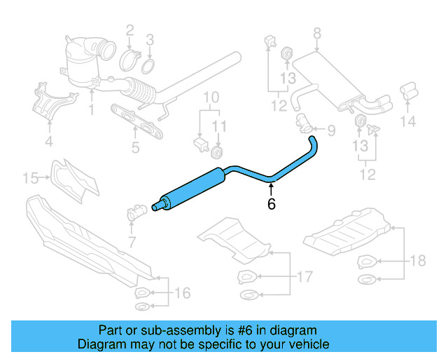 Muffler & Pipe 5QM-253-209-M - View 3