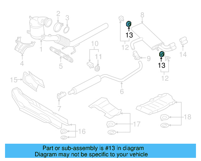 Front Hanger Retainer Ring 1K0-253-147-F - View 12