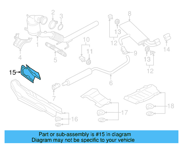 Heat Shield 3Q0-825-469 - View 16
