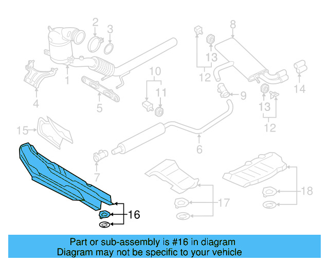 Heat Shield 5Q0-825-661-BS - View 28