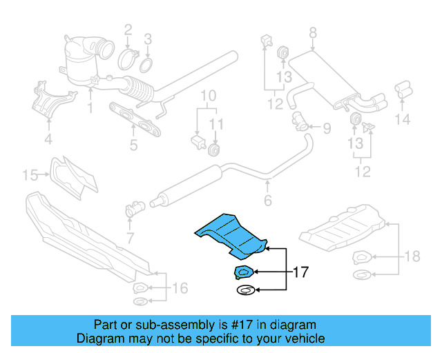 Heat Shield 5Q0-825-729 - View 9