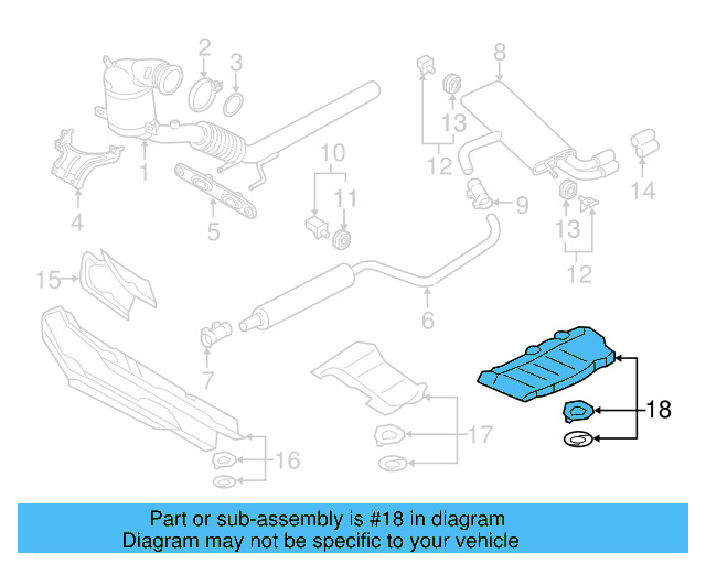 Heat Shield 5Q0-825-701-E - View 20