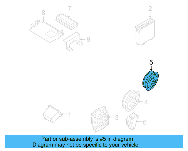 Speaker 1C0-035-411-E - View 15