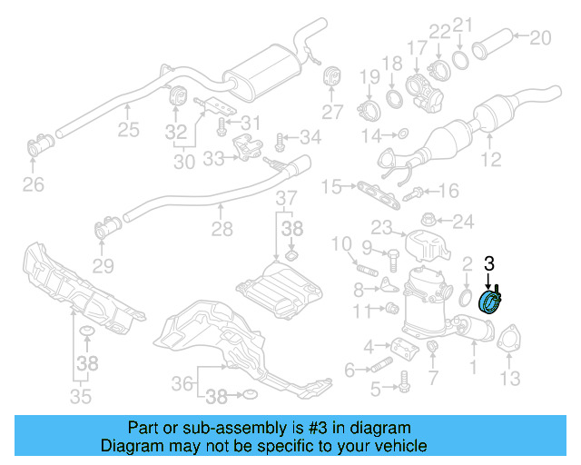 Converter & Pipe Clamp 1K0-253-725 - View 19
