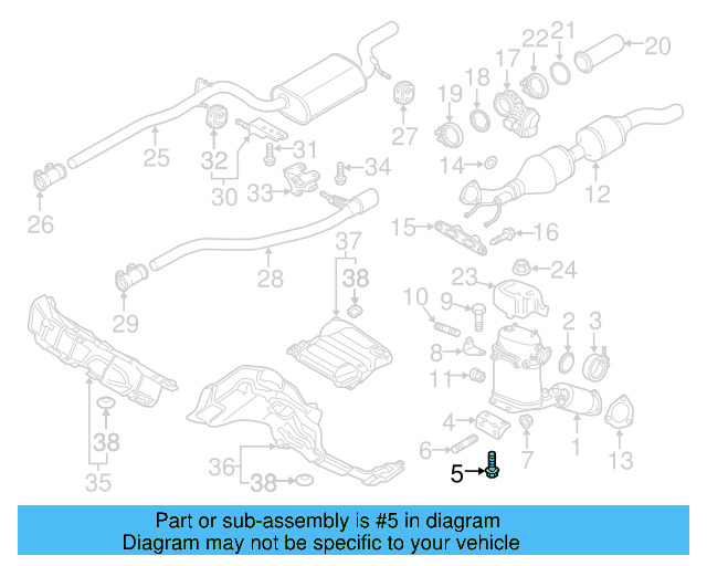 Lower Bracket Bolt N-907-865-02 - View 7