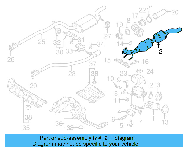 Catalytic Converter 561-254-400-A - View 4