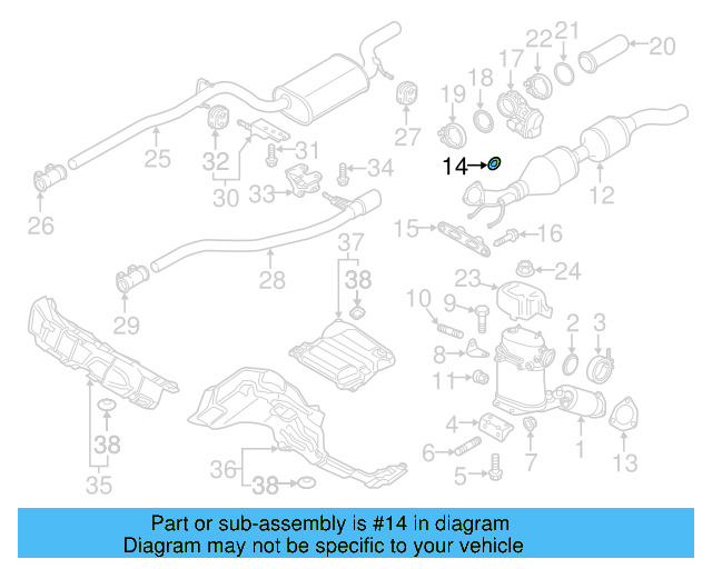 Exhaust Manifold Lock Nut N-911-308-01 - View 14