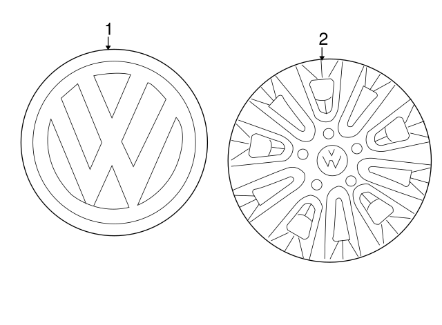 Center Cap 7B0-601-149-A - View 4
