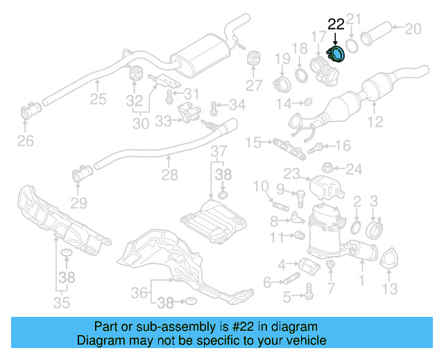 Catalytic Converter Clamp 1K0-253-725-B - View 31