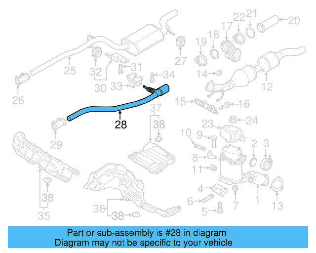 Tail Pipe 561-253-681-B