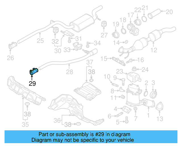 Muffler & Pipe Clamp 1K0-253-141-R - View 25