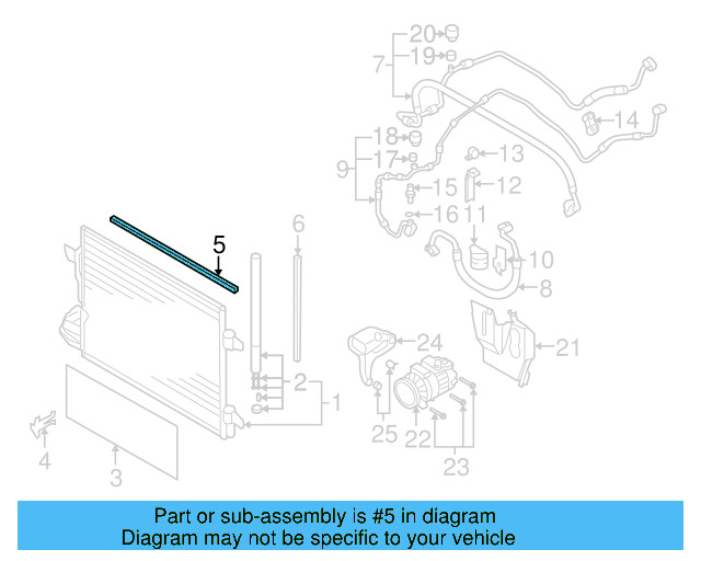 Condenser Gasket 321-820-061-D - View 2