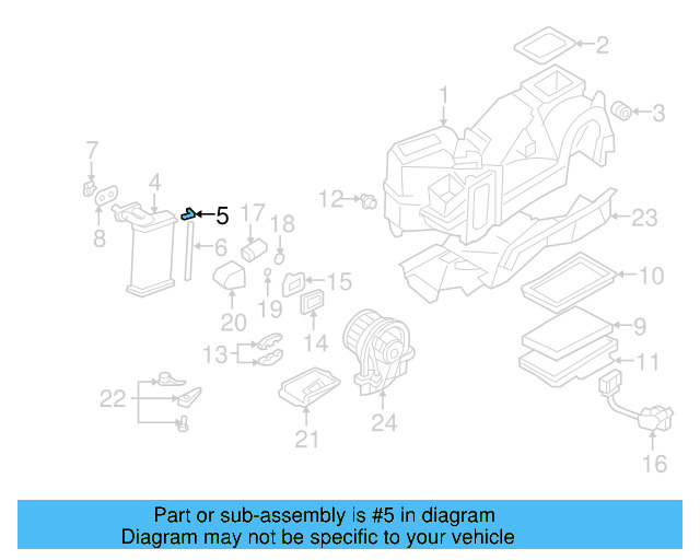 Heater Core Gasket 321-819-017 - View 51