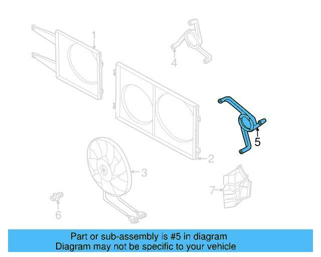 Engine Cooling Fan Motor Bracket 1J0-121-206-G-B41 - View 10
