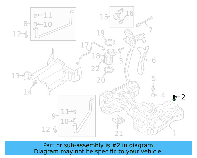 Fuel Tank Bolt N-106-998-01 - View 11