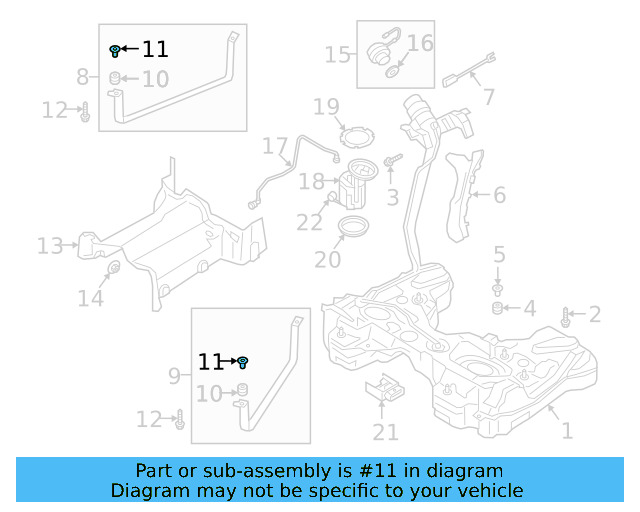 Tank Strap Bushing 3Q0-201-693 - View 17