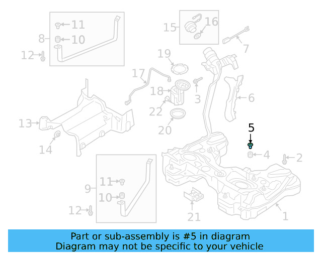 Tank Strap Bushing 3Q0-201-693 - View 14