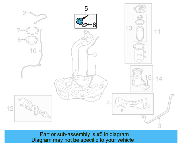 Fuel Cap 5C0-201-550-AB - View 13