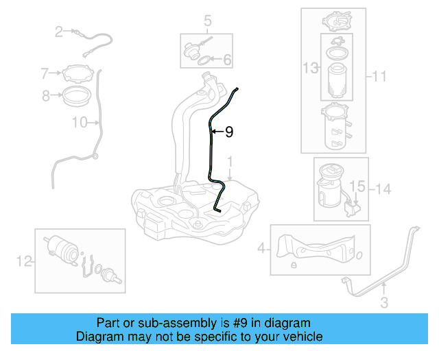 Breather Tube 1K0-201-993-M - View 11