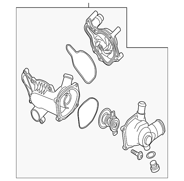 Engine Water Pump 079-121-010-C