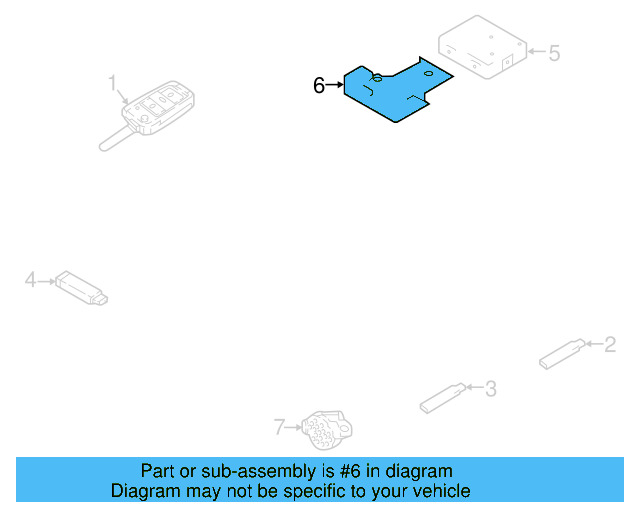 Bracket 5Q1-971-303-D - View 8