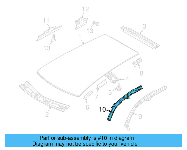 Rail Reinforced 5N0-810-411-C - View 3