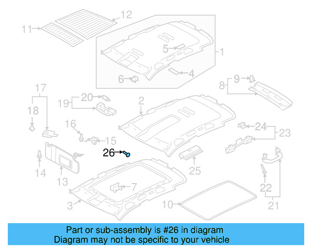 Head Air Bag Bolt N-107-760-01 - View 8