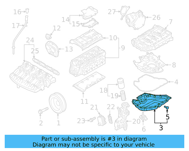 Engine Oil Pan 06J-103-600-AF - View 34