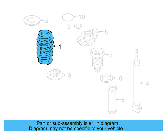 Coil Spring 5C0-511-115-AS - View 13