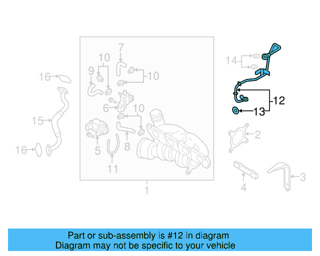 Oil Return Line 06H-145-735-G - View 52
