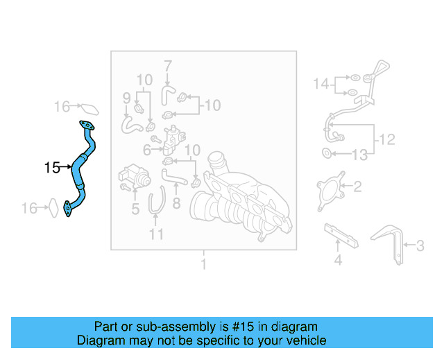 Oil Return Line 06H-145-735-G - View 43