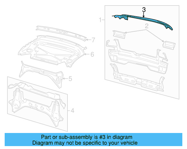 Cover Plate 1E0-813-625 - View 3