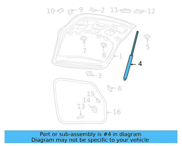 Strut Cylinder 2GJ-827-550 - View 4