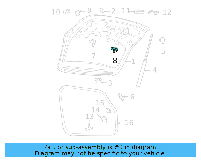 Latch Cover 2GG-827-520-82V