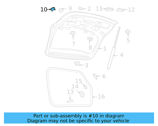 Buffer Cover 3C9-827-339-9B9 - View 20