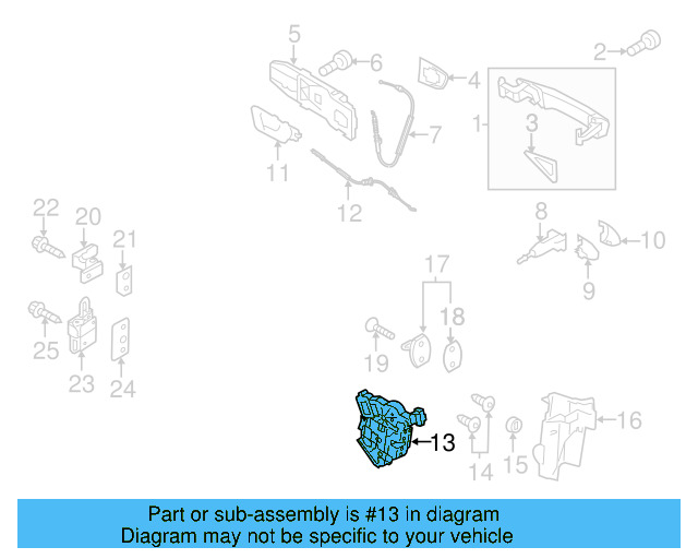 Lock Actuator 5K1-837-016-C